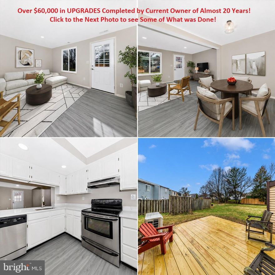 Priced well below market value!  This extensively renovated 2 bedroom, 1 bathroom end-unit townhome will save its new owner money with no repairs required and no city taxes! *** Major improvements include a new roof, windows, and HVAC system. *** Step inside to discover fresh, contemporary finishes throughout, including luxury vinyl plank flooring across the main level and brand-new carpet upstairs. Fresh paint, new light fixtures, and recessed lighting give the entire home a bright, clean feel. *** The home also features a brand-new deck, perfect for enjoying the outdoors.  *** The updated kitchen shines with a quartz countertop, a new sink and faucet, refrigerator, and disposal, creating a functional and inviting space.   The open living and dining area offers plenty of room to host guests and features built-in shelving.  *** Upstairs, you'll find two comfortable bedrooms and a remodeled bathroom featuring a tub with tile surround, LVP flooring, a new vanity, mirror, stylish lighting, and commode. You'll also find a convenient washer and dryer along with a sizable hall closet. *** Outside, enjoy a spacious, open yard with a shed for your outdoor storage needs. *** Before and after school care is available at the elementary school and summer camp is available, both offered through the YMCA. Crestwood Middle School is closeby.  "**. The current owner who's lived there for a long time says the subdivision is made up of some long term owners, some new owners, and wonderful renters who get to know and help each other creating a family-friendly, peaceful neighborhood.   *** 
This move-in-ready home truly has it all—modern updates, thoughtful details, and a welcoming feel from the moment you walk in.  ***

Welcome home to the place where your next chapter begins! ✨🏡
