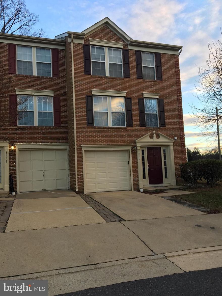 Good location near major routes.  3 level townhouse with 3 bedrooms, 2 full bath 1 half bath, garage and bump-outs on all levels.  Sunroom, walk-in closets, custom Master bath,  and deck.