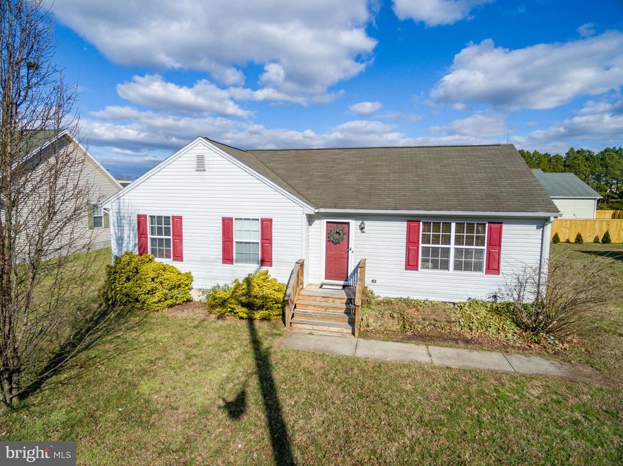 This nicely maintained rancher has been well cared for and is in a great location. First floor master with master bath. Large eat in kitchen with lots of counterspace and new dishwasher. Large laundry room with storage and separate entrance. Spacious backyard with two level deck, playground and storage shed. Don't miss this opportunity!