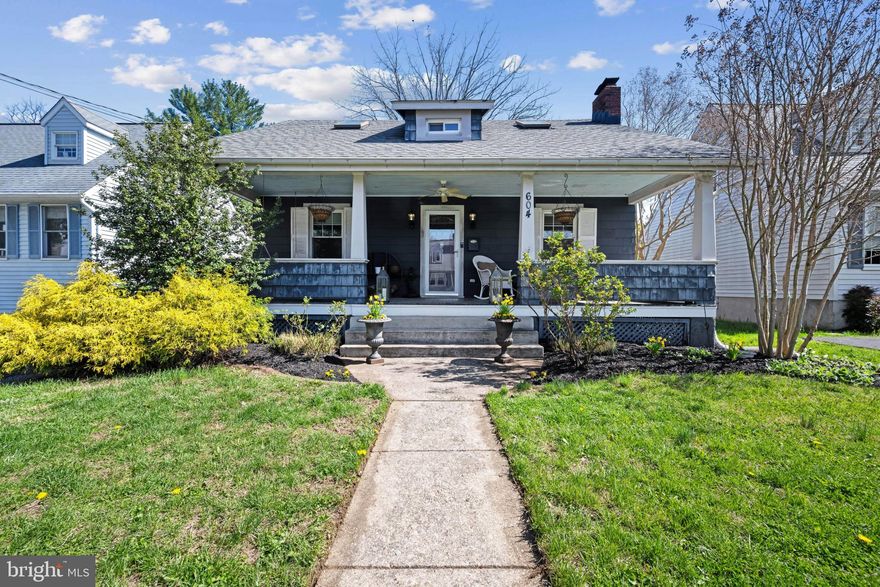 Welcome to 604 College Avenue - A Charming  3br 2bath Bungalow looking for its new owner. Well maintained with some updates. Gourmet eat-in kitchen with marble counters & stainless steel appliances. Hardwood floors throughout and natural sunlight pours into every room, enhancing the home’s bright and airy feel. Outside, you’ll find your own private retreat. The backyard is truly an oasis—ideal for entertaining, relaxing, or simply unwinding after a long day. Whether hosting gatherings or enjoying quiet evenings, this outdoor space is a standout feature.  This home has a fenced back yard with deck, detached garage and patio behind garage. Minutes to the beltway and Falls Road. Don’t miss the opportunity to make 604 College Avenue your own.