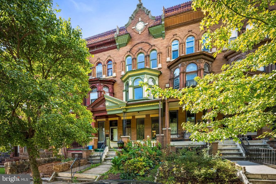 Rare opportunity to live next to Druid Hill Park and face the Rawlings Conservatory and Maryland Zoo!! Nestled in the charming Auchentoroly Terrace Historic District, this exquisite Renaissance Revival townhouse, built in 1907 and thoughtfully renovated in 2022, offers a unique blend of historic elegance and modern luxury. With six spacious bedrooms and two and a half bathrooms, this residence is designed for both comfort and style, making it the perfect sanctuary for those seeking an exclusive lifestyle. Step inside to discover a warm and inviting interior adorned with plaster moldings and rich wood floors that exude character and sophistication. The traditional floor plan seamlessly connects the dining area to a kitchen that boasts upgraded countertops and ample table space, ideal for both casual meals and entertaining guests. The property is equipped with essential appliances, including a refrigerator, and stove ensuring convenience and ease in daily living. The laundry area, complete with a washer and dryer, adds to the home's functionality, making chores a breeze. Enjoy the outdoors from your private deck or porch, perfect for morning coffee or evening gatherings. The property also includes a garage for additional storage, enhancing the practicality of this lovely home. Parking is available on the street, and the home is conveniently located near various amenities, making it easy to enjoy the vibrant community surrounding you. This residence is available for lease starting November 1, 2025, with flexible lease terms ranging from 12 to 24 months. The property is partly furnished, allowing you to personalize your space while enjoying the luxury of a well-appointed home. Experience the charm of historic living combined with modern comforts in this stunning townhouse, where every detail has been carefully curated to create a warm and inviting atmosphere. Embrace the exclusive lifestyle that awaits you in this remarkable property.