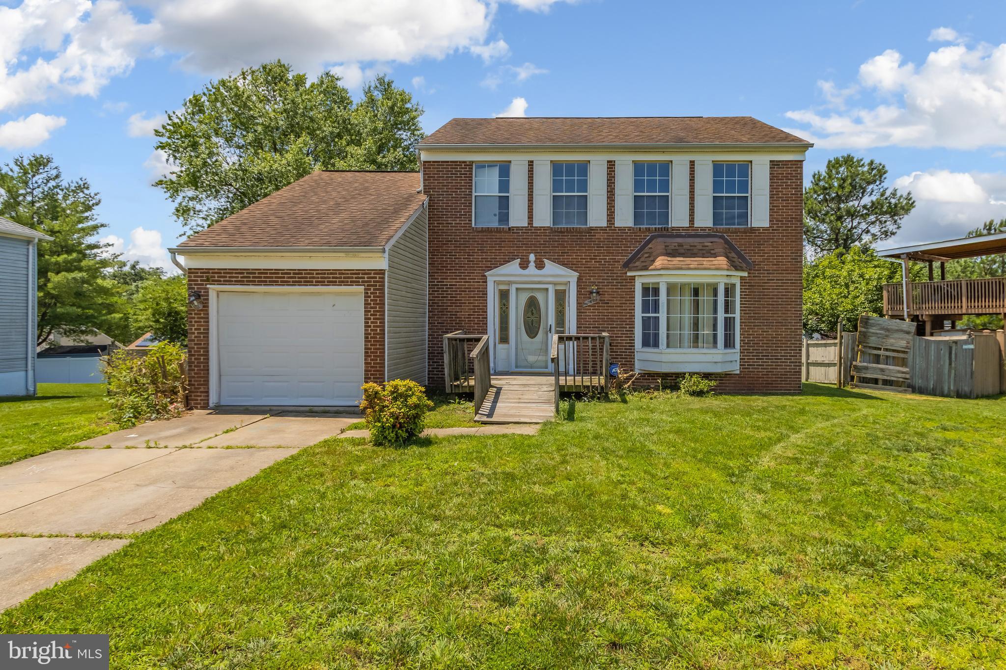 ***Multiple Offers - Highest and Best Deadline Monday 7/21 at 8 am*** Spacious Brick-Front Colonial with Tons of Potential! This 4-bedroom, 3-bath detached home features classic colonial charm and is ready for your personal touch. Highlights include a brick front, 1-car garage, cozy fireplace, galley-style kitchen, and a full basement offering endless possibilities—think rec room, home gym, or additional living space. Enjoy a nice, flat backyard—perfect for outdoor entertaining or relaxing afternoons.
Located in a quiet residential neighborhood, just minutes from Andrews Air Force Base, Joint Base Andrews, and convenient commuter routes like Branch Ave and Route 5. Nearby shopping, dining, and schools make this a great location to put down roots.
Bring your vision and make this one your own!