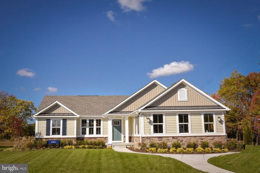 INVESTOR ALERT! IMMEDIATE SETTLEMENT W/RENT BACK.  Model Home Investment Opportunity! Exactly what you have been looking for! Stunning Aviano Model Home Available for purchase w/ One year Guaranteed Lease Back; feat. One Floor Living! Upgrades inc. Hardwood Floors. Gas FP, Deck & Patio w/ Fire pit & much more. Quiet & Scenic New Community with Beautiful Views! Images shown are Representative Only.