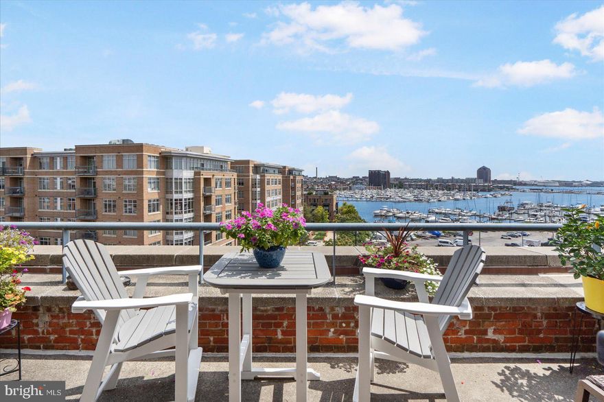 Have you imagined living on the Water? Have you wanted to reside in a hotel like environment? Have you wanted to walk on the pier at sunset and watch the sun drift into the water? Well here’s your chance to gain everything you’ve wanted in more! This building is privately located at the end of a cobblestone street, and provides all the charm of Historic Baltimore City. Centrally located in the heart of Fells Point, this Water View Penthouse offers the best waterfront locations in the city. Enjoy dramatic water and city views from the condominium and its unrivaled outdoor double terrace space. Your top floor main living space is an open floor plan that connects the indoor and outdoor spaces, with a kitchen, dining, and living room boasting a wood-burning fireplace and built-ins. The entry-level offers two spacious, sunlit bedrooms with both harbor and city views. The main bedroom opens to a large ensuite bath with double vanity and a large walk-in closet. The first floor also features a second bedroom and full bathroom with laundry conveniently located near the bedrooms. Traditional and modern finishes are seamlessly combined, blending original exposed brick walls with main-level hardwood floors. Two deeded parking spots seal the deal. This is absolutely rare opportunity to own a penthouse condominium located on the water in historic Fell's Point. Walk or jog along the waterfront to the many restaurants, shops, and grocery stores. Easy access to 83 North or 95. Come and add your touches to make this condo your HOME!