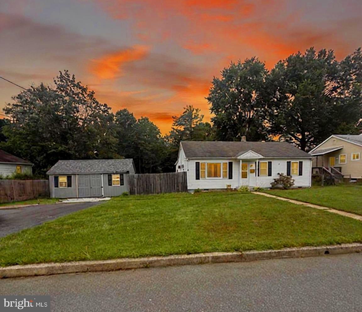 Welcome to 510 S Parke St in Aberdeen! This 3 bed, 1 bath home offers the ease of one-level living and sits on a large, fenced-in yard—perfect for outdoor activities, pets, gardening, and cookouts. It comes with a second lot included in the sale, offering extra space and potential. The interior provides a great opportunity for someone with vision to personalize and add value. There's a private driveway, rear access to the backyard, and two oversized sheds for storage or projects. Conveniently located near Route 40 and I-95, it’s an ideal location for commuters looking for space and flexibility.