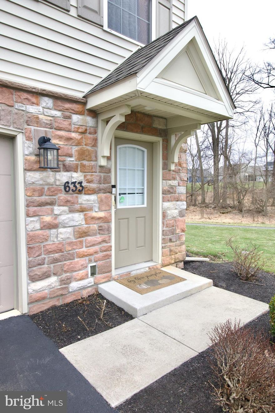 Welcome to this beautifully maintained end-unit townhome in the highly desirable Winding Hills community! Offering over 2,300 square feet of thoughtfully designed living space, this home combines comfort, style, and convenience with access to exceptional neighborhood amenities.

The open-concept main level features a spacious eat-in kitchen complete with quartz countertop and backsplash, stainless steel appliances, smooth-top range, espresso cabinetry, a pantry closet, recessed lighting, and a center island with seating—perfect for everyday living and entertaining. The adjoining dining area is highlighted by modern lighting and large windows overlooking a peaceful wooded backdrop.

Step outside to your private rear deck with privacy fencing—ideal for relaxing evenings or outdoor gatherings.

Upstairs, the owner’s suite offers tray ceilings, a walk-in closet, and a private bath with dual vanities. Two additional generously sized bedrooms, a full hall bath, and a convenient second-floor laundry area complete the upper level.

The fully finished walkout lower level provides versatile additional living space—perfect for a home office, gym, media room, or guest area—along with extra storage.

Additional features include energy-efficient gas heating, new carpeting throughout, and low-maintenance living with HOA coverage for lawn care, landscaping, and snow removal. The home also boasts excellent curb appeal with a stone façade, covered entry, and well-kept landscaping.

Residents of Winding Hills enjoy access to premium amenities including a heated saltwater pool, clubhouse with fitness center, parks, and over 120 acres of open space with scenic walking trails.

Ideally located within the community with easy access to amenities and major routes—this move-in ready home offers the perfect blend of lifestyle and location.

Schedule your private showing today!