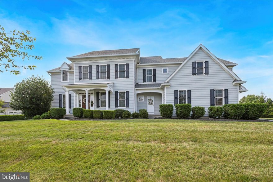 Elegant 5 bedroom 3.5 Bath 2-Story Colonial Home with Modern Amenities on 1 acre flat lot located in the Bentley built Edgehill Community with only 15 homes! Located just minutes from the Collegeville Providence Shopping Center, downtown Phoenixville, Rt 422 and large companies, this home offers lots of convenience!  Step into the large foyer, graced with beautiful hardwood floors and crown molding, setting the tone for the rest of this meticulously designed residence.  The formal living room, adorned with crown molding and built-in surround sound speakers, offers a refined space for relaxing or entertaining guests.  The dining room boasts hardwood floors, crown molding, a chair rail, and integrated speakers, creating an ideal ambiance for formal dinners and holidays.  The family room features a cozy stone gas Heatilator fireplace with battery backup, a slate hearth and mantle, recessed lighting, and a BOSE home theater surround sound system with a subwoofer integrated into the floor joist. This space seamlessly blends comfort and high-tech convenience.  Culinary enthusiasts will fall in love with the heart of this home, the large gourmet kitchen, equipped with upgraded full-length cabinets with top glass doors and LV dimmer-controlled lights, stainless steel appliances, granite countertops, a 5-burner cooktop with exterior ventilation, and double ovens make cooking a joy. The large island, illuminated by pendant lights and seating for six, is perfect for casual dining. The kitchen also includes integrated speakers and recessed lighting for a complete modern experience. The adjacent breakfast room, with hardwood flooring and extra cabinetry including a desk area and countertops, offers a cozy spot for morning meals, with a slider that opens to the rear patio and large flat yard. The primary bedroom suite is a true retreat, featuring a tray ceiling, recessed lights, and two walk-in closets. The luxurious primary bath is designed for relaxation, with two separate vanities, a soaking tub, a large corner shower stall with a bench and dual shower heads, solid wood cabinetry, a water closet and a linen closet.  Each of the additional bedrooms is designed with comfort in mind. Two bedrooms share a Jack and Jill ceramic tile bathroom with double sinks and a separate tub/shower. Another bedroom has its own access to the hall ceramic tile bathroom, and a fourth bedroom features two large closets. All bedrooms benefit from ample closet space and natural lighting.  Convenience is key with an upper-floor laundry room, equipped with cabinetry, a utility sink, shelving, and great countertop space.  Throughout the home, you'll find 6-panel doors, a 75-gallon hot water heater, and an oversized 3-car garage with automatic openers. The garage provides two separate entrances, one from the garage and one from a side entrance door.  The first-floor powder room with a pedestal sink adds to the home's functionality, while the BOSE speakers installed in four additional rooms, including the kitchen, dining room, living room, and rear patio, all with separate remotes, enhance the living experience. Elevated vanities in all bathrooms add a touch of sophistication.  The unfinished basement with 9-foot ceilings, an egress window, and rough-in plumbing for a full bathroom with a shower, offers endless possibilities for customization.  This meticulously maintained home also features a HardiePlank exterior and offers an exceptional blend of traditional elegance and contemporary convenience. Perfect for entertaining and everyday living, it is ready for you to move in and start making memories. Located just minutes from Rt 422, the Collegeville Providence Shopping Center, downtown Phoenixville and large companies, this home offers lots of convenience.