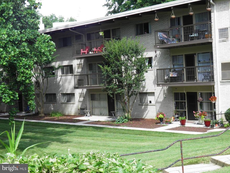 New Price!  Welcome to Talltree Gardens Condominium.  One bedroom/one bath unit, 648 sq ft, that faces the common area.  Large balcony with a view of lawn and trees.  Located on entry level.  No stairs to unit.  New carpet and fresh paint.  New front door to be installed for main entrance to building.  Condo fee includes gas, water and sewer.  Two spaces in the parking lot.  No vehicles over 6,000 lbs.  Pool, 2 tot lots.  AS-IS condition.  Pets allowed with restrictions.  Seller prefers Cardinal Title.  Convenient to I-495 Little River Tnpk and Braddock Rd exits.  Walk to H-Mart, CVS, Subway, restaurants, and services.  Rush hour bus to the Pentagon.  Pedestrian bridge to Wakefield  Park Recreation Center.  Combo box is on the railing next to the office at 4959 Americana Dr.