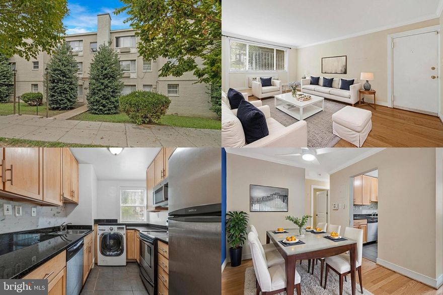 Welcome to this inviting condo in Washington, DC. This thoughtfully cared-for home features a spacious dining and living room combination that creates an open and versatile layout, ideal for both relaxing evenings at home and entertaining guests. Gleaming wood floors run throughout, enhancing the warm and stylish feel of the space while providing easy maintenance. The kitchen is thoughtfully positioned to flow seamlessly into the main living area, making it easy to cook and socialize at the same time. One of the standout features of this condo is the convenience of an assigned parking space—a rare and valuable benefit in the city. With dedicated parking, you can enjoy peace of mind and avoid the daily hassle of searching for a spot. Located just minutes from shops, restaurants, parks, and multiple public transportation options, this home offers both comfort and accessibility.