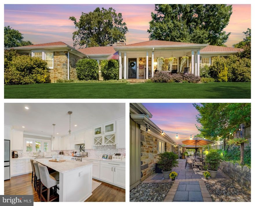 ****SELLERS ARE OFFERING $8,000 SELLER CREDIT TOWARDS A 2-1 BUYDOWN INTEREST RATE WITH A FULL PRICE OFFER BY 12/31/2023. LENDER BUYDOWN ESTIMATES AVALIABLE UPON REQUEST**** This is the home you’ve been waiting for! Come see for yourself this beautiful stone home located in the Stoneleigh school district as well as having the option to join the Wiltondale or Stoneleigh community pools. Walk up to the covered stone porch and enter the large, light-filled, open concept living area with dining room and kitchen, stone fireplace, brand new premium hardwood floors throughout the main floor, large picture windows, and extensive crown moldings. The gorgeous kitchen is centered around a large island with Carrera marble countertops throughout. A stainless steel, five-burner range, new Bespoke refrigerator and dishwasher with glass fronts, wine fridge, and a pantry provide plenty of space for the gourmet cook to make incredible delights! A real treat is the mud room area off the back door which leads to an expansive patio and landscaped yard, surrounded by a maintenance free vinyl fence. The large master suite has vaulted ceilings and his-and-hers walk-in closets. Step into the master bath with a Restoration Hardware double vanity, soaking tub, marble-tiled walk-in shower, and radiant heated floors. Finishing off the main level living are three large bedrooms with walk-in closets. One bedroom is ensuite with a tub/shower combination. There is an additional renovated full bath with a tub/shower and a powder room on the main level for guests when entertaining. The newly refinished lower level increases the living space of this home by over 1,500 square feet! There is a private office with glass French doors, a family room with built-in bookcases, crown molding, a stone wood-burning fireplace, and a playroom separated by custom built barn doors. In addition to these bonus spaces, there is a private exercise/yoga room, another renovated full bath, and a very large storage/utility area. The lower level is completely waterproofed and has a lifetime warranty. Other updates include the hot water heater (2021) and a custom-built shed (2022). This is truly a place to call home!