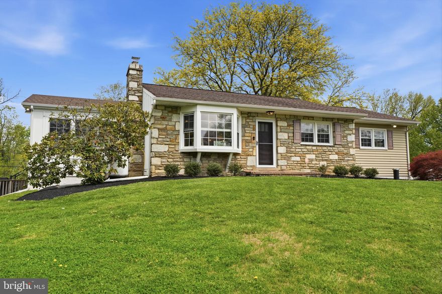 Gorgeous, move in condition Raised Rancher with open floor plan on nearly a one acre lot with fenced rear yard in the Council Rock School District!;  this home has been completely remodeled in the last ten years;  the main level opens to the living room which overlooks the dining area and beautiful modern kitchen with quartz countertops and luxurious island and handsome cabinetry; 2 bedrooms, a full bath and a laundry room/office are also on this level; off of the dining area is the recent sunroom addition with cathedral ceiling with split system HVAC and access to terraced deck perfect for relaxing or entertaining!;  the walk-in lower level features a large family room with built in granite wet bar and beautiful cabinetry and mini fridge;  a half bath and utility room are just off of the family room; also on this level is what could be used as the primary suite or perfect for an in law suite; the huge bedroom has a walk-in closet as well as two double closets, a fireplace which could be set up for propane, and an incredible primary bathroom with an oversized  walk in shower and quartz countertops and elegant cabinetry; hardwood and luxury vinyl flooring  and recessed lighting throughout; newer water treatment system including UV light system and reverse osmosis system in the kitchen; spray foam insulation; new hot water heater 2024; large detached shed (not for car storage); it's all been done in this one!... and in walking distance to Wrightstown Elementary and Carousel Village! (MLS public records state lot as 0.7273 acres however Bucks County Board of Assessment states 0.95 acres)