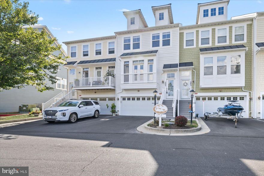 Excellent opportunity to wake up to water views! Lovely large townhouse located on the Glen Riddle Marina with spectacular views in the prestigious gated Glen Riddle community. Enjoy resort style living in this updated 3-bedroom freshly painted townhouse, water views from all windows in the home, 2 decks and patio overlook the marina. The bright gourmet style kitchen boasts gorgeous new granite counters, new 36" radiant cooktop, new SS microwave, SS appliances, hardwood flooring and pantry.  Hardwood flooring and 9’ ceilings on the first floor shows off the large open space living area. Updated large ensuite featuring soaking tub and freshly renovated stylish walk-in shower stall. Walk out spacious lower level with new luxury vinyl flooring, 9’ ceilings. This well-maintained home with one owner, never rented, has 2 zone HVAC units.  Don’t miss this fabulous home conveniently located to Ocean City, Maryland (6miles), Assateague beaches minutes away, restaurants and outlets close by. Numerous amenities such as Club House with a Huge Pool, Gym, meeting rooms, Ruth Chris Steak House located in Glen Riddle at the golf club, world-renowned Glen Riddle 36 hole championship golf course,  Marina with easy access to the Isle of Wight Bay along with several tributaries, multiple water views, boating launch pad,  kayak storage, lit tennis and pickle ball courts, , and so much more.  Don't hesitate to make an offer!