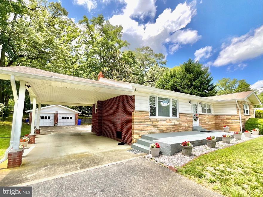 2 LOTS - 1 PRICE****Your All Brick Rambler is situated on nearly 2.5 acres just outside of the heart of Waldorf on a level lot with your very own carport and detached 2-car garage. You will love having all of your bedrooms and bathrooms on your main level to include a formal dining room and a beautiful Sun Room that leads from your eat-in kitchen. There is space to entertain your guests downstairs and a oversized Shed for extra storage or an additional workshop. ***NO HOA*** So bring your RV's, ATV's, Boats, Trailers, Commercial Vehicles and Livestock to your new home to enjoy. There is so much to see in your new home so don't delay and See Your New Home Today!!!