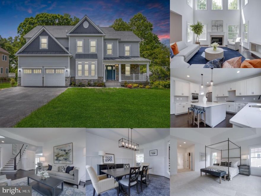 BRAND NEW custom home in the sought after Frost/Woodson school pyramid is ready for its first-ever owners. Built by New Dimensions Inc (NDI), this more than 5500 square foot home on 0.67 acres has it all - beauty, function, and a good-sized flat backyard! Every bedroom (5 total) has direct access to a bathroom (4.5 total). Main level floor plan is perfect for entertaining and modern living with an open kitchen / family room, a separate study, and flexible spaces that can be used as a living room and dining room. Other main level features you’ll love is the mud room off the two-car garage and the walk-in pantry closet. From the second level you can look over the railings to the two story family room and the foyer. The upper level hallways are wide and each bedroom boasts plenty of closet space. The primary suite oasis features 2 large walk-in closets and a gorgeous en-suite bathroom with a free-standing tub centered under a window and a separate custom-tiled shower. Also on the upper level is a laundry room with hook-ups for a washer and dryer. The walk-up lower level is huge with a spacious recreation room with a wet bar rough-in, a large bedroom, and a full bathroom. There is also plenty of unfinished space that can be turned into bonus rooms. The backyard has fresh sod on the first half, but extends all the way to the back fence! The french doors off the family room / eat-in kitchen are ready to open to the deck of your dreams. Ideal location minutes to shopping centers, restaurants and lots of commuter routes, including the Metro bus.