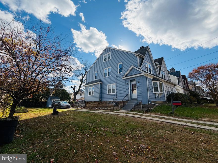This spacious 4 bedroom twin is elegantly updated and ready for it's new owners! As you enter, you're greeted by an inviting, enclosed front porch featuring a large closet and ceiling fan—an ideal space for relaxing on a snowy winter morning! From here, step into the spacious living room, which offers plenty of natural light and a cozy atmosphere for family gatherings. The first floor also features a brand-new 1/2 bath and a fully renovated kitchen, complete with new stainless steel appliances, sleek cabinetry, beautiful countertops, and a breakfast bar/island, perfect for casual dining or entertaining. Refinished hardwood floors flow seamlessly throughout the main living areas, while recessed lighting adds a modern touch. Upstairs, the second floor offers three well-sized bedrooms, each with ample closet space, including a master with two large closets. The updated main bath on this floor is stylish and functional, offering a fresh, modern feel. The third floor features a versatile fourth bedroom, which could also serve as additional living space, with a giant closet providing abundant storage options. The home’s upgrades are extensive, including a new natural gas heating Boiler and new hot water heater, new windows, new ceiling fans in every bedroom and the front porch, and fresh paint throughout. Outside, enjoy a large driveway, a nice sized backyard with a shed for extra storage, and a patio accessible from the kitchen for added convenience! Owner is  a PA Real Estate Licensee.