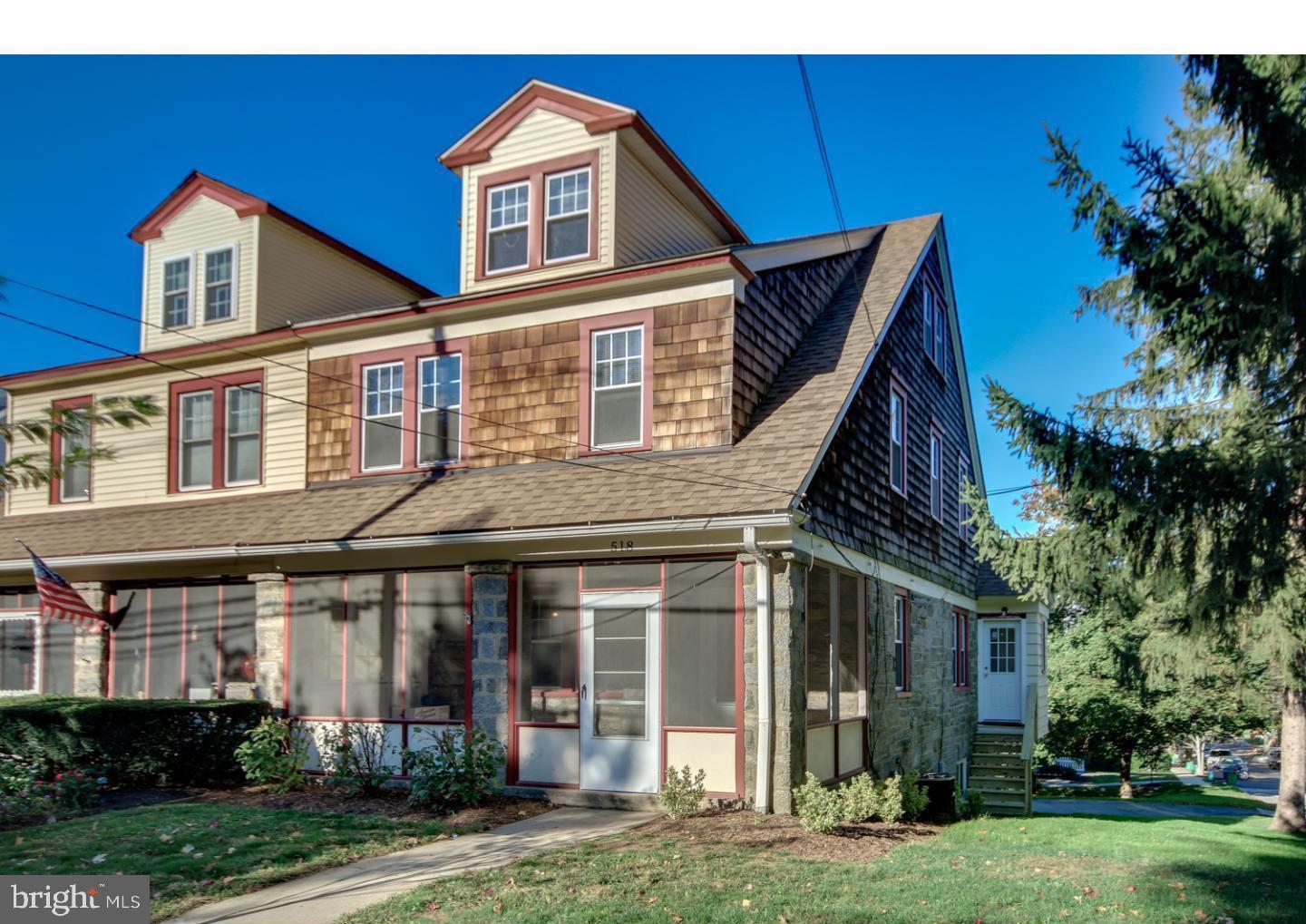 Location, location, location! Just a few blocks from State Street in the heart of Media Borough, this beautifully renovated 4-bedroom, 2.5-bath colonial offers walkable access to award-winning shops, restaurants, entertainment, parks, playgrounds, and schools. The first floor features a spacious living room with fireplace, family room, formal dining room, powder room, and a newer kitchen with granite counters, Bosch stainless steel appliances, breakfast bar, and ample storage. Upstairs includes three generous bedrooms with a custom tiled bathroom, and the third floor boasts a fourth bedroom with ensuite bath, ideal for an office or guest suite. Additional highlights include a covered front porch, newer hardwood floors, roof, and windows, plus a full basement with laundry, storage, and rear yard access. Walk to the train, trolley, or bus with easy connections to Philadelphia, I-95, and Route 476. A rare opportunity in one of Delaware County’s most desirable walkable communities!