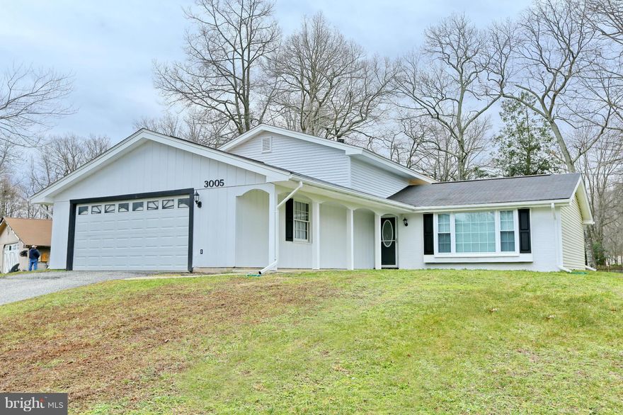 House has been completely updated over the past couple of years & new carpet just installed Feb 2016. Energy Star windows just 2 years old.  4 bedrms/3 full baths. One bedroom is on the lower level and has privacy w/it's own full bath. Master on upper level w/full bath. Family rm w/woodstove. Oversize 2 car garage & large back yard w/shed. Great commuter location & home is on cul-de-dac street!