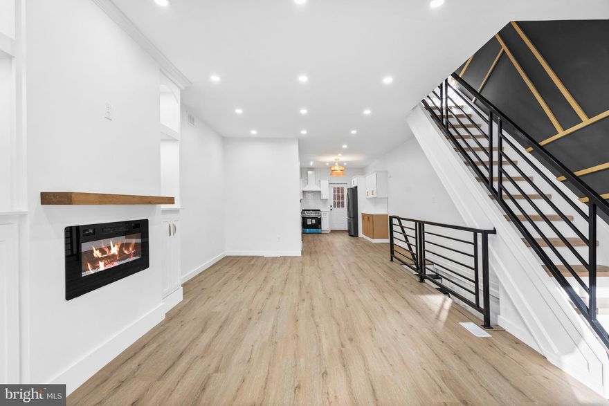 5541 Race St, Philadelphia, PA 19139 – Fully Renovated | Modern & Elegant Living
Welcome to this beautifully fully renovated home showcasing a spacious open-concept layout and a stunning modern kitchen featuring two-tone cabinetry, quartz countertops, gold accents, and brand-new stainless steel appliances—a perfect blend of style and functionality.
This home offers 3 bedrooms and 2.5 bathrooms, including a private modern bathroom with sleek contemporary tile work. Enjoy new flooring throughout, new LED lighting, and a partially finished basement ideal for additional living space, a home office, or entertainment area.
Relax on the front porch or entertain guests in the private backyard. The property also provides plenty of parking, a rare find in the area. Conveniently located near the City of Philadelphia, with easy access to local churches, shopping, and amenities.
Move-in ready—everything you need in a new home is right here.