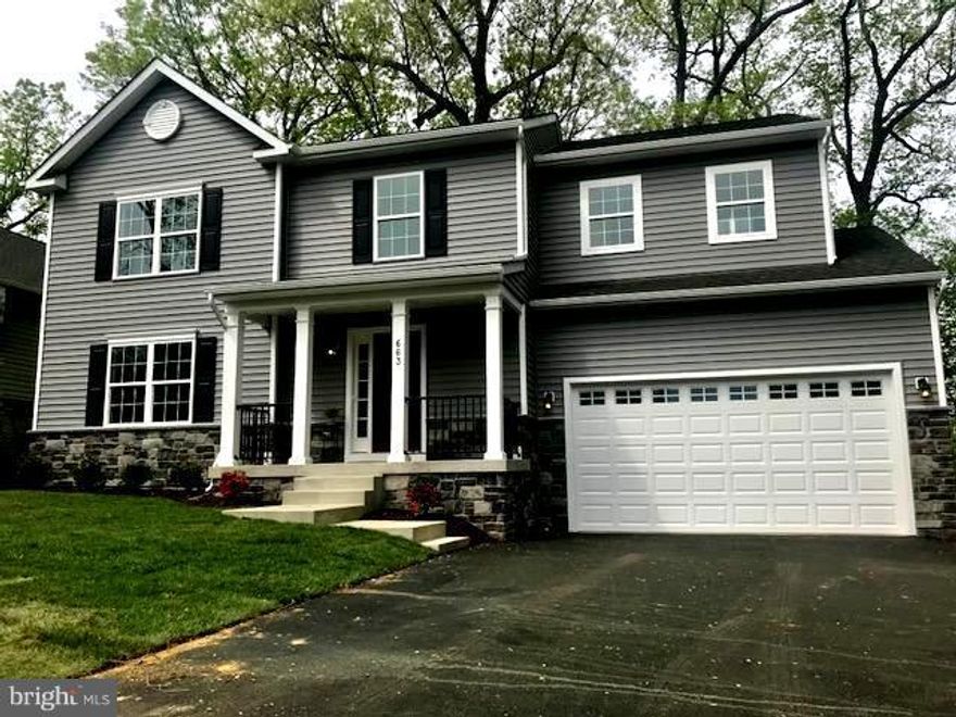 Why Spend $$ on Updating an Old House when you can have BRAND NEW?! GENEROUS-SIZED BRs w Bedroom Level Laundry ROOM. Gourmet-Inspired Kitchen. Open Floor plan w REAL HW Floors on Main level= Great for Entertaining! FULLY Finished Walkout Basement w/ Bath leading to Park-like Setting Backyard w DECK! 1 Block from Beach & Winter WATERVIEWS of the Severn River!