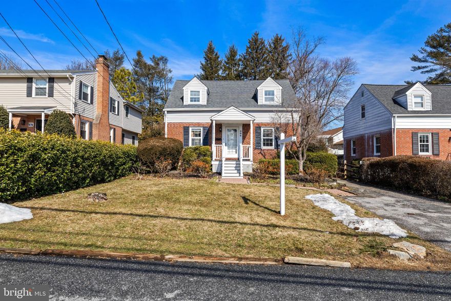 Charming Cape Cod in the heart of Lutherville-Timonium, Maryland! This 2-bedroom, 2 full bath single-family home offers a wonderful opportunity to own in a great neighborhood at an attractive price. Upstairs features two comfortable bedrooms and a full hall bath, while the main level includes a welcoming living room, dining room, kitchen, and a convenient mudroom/laundry area, plus a second full bath. The unfinished basement offers additional storage. The home has been lovingly maintained over the years and is in good overall condition, ready for your personal touches to make it your own. Enjoy the unbeatable location with easy walkability to the light rail, local shops, dining, and nearby parks. A rare opportunity to own a single-family home in a highly convenient area close to everyday amenities and commuter routes. Estate sale – sold as-is.