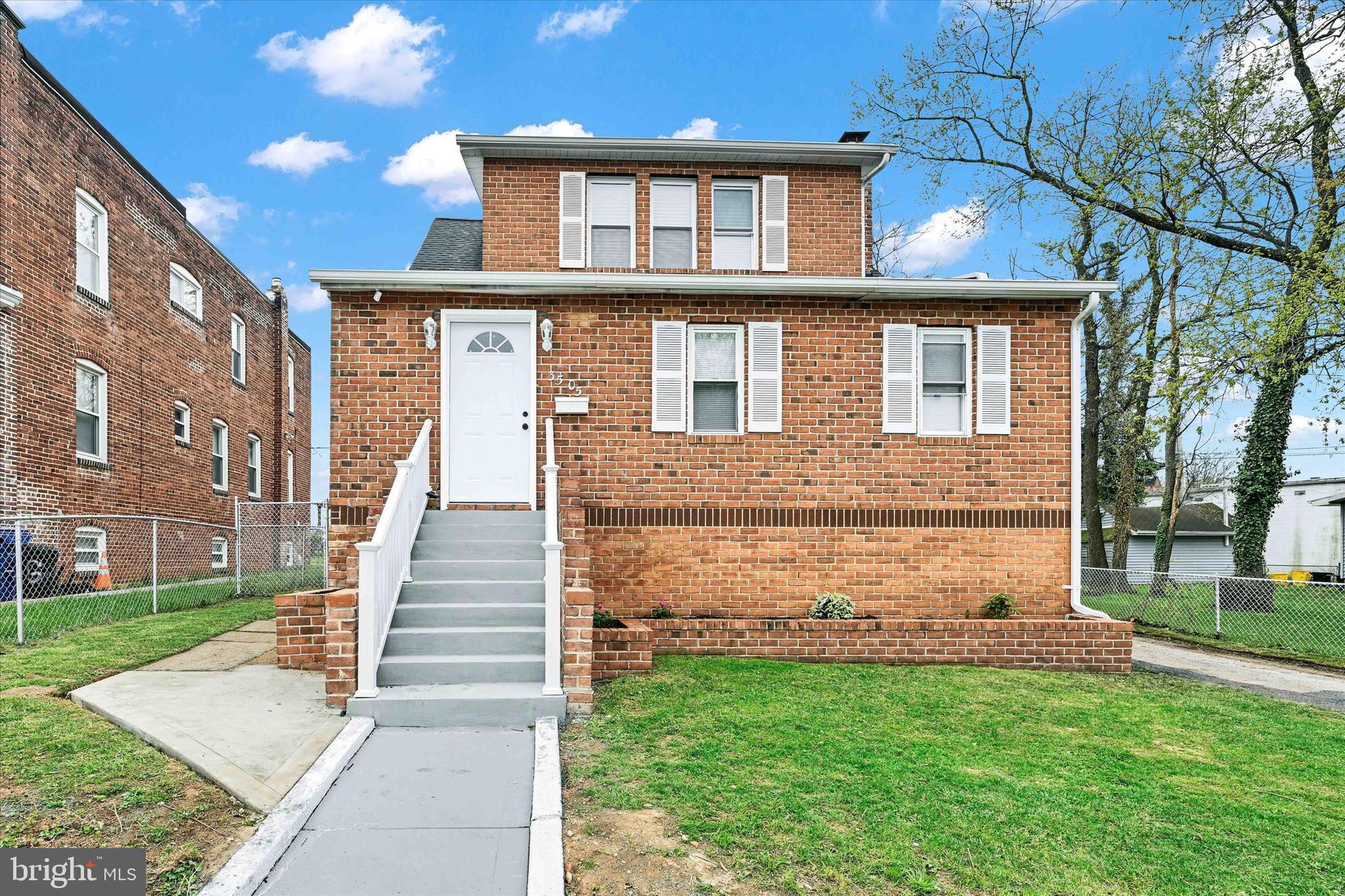 Welcome to 3505 Ingleside Ave – where classic charm meets modern luxury. This newly remodeled, move-in ready 3-bedroom, 2.5-bathroom home is packed with thoughtful upgrades and stylish finishes that make everyday living feel extraordinary.
The main level welcomes you with a light-filled four-season porch, leading into a spacious entryway and a stunning living room featuring tray ceilings and a sleek electric fireplace. The elegant dining room flows effortlessly into the designer kitchen, complete with quartz countertops, marble flooring, stainless steel appliances, and a striking tile backsplash. Recessed lighting and a chic half bath complete the main level.
Upstairs, you’ll find three generously sized bedrooms and a beautifully updated full bathroom adorned with marble walls and flooring. The finished lower level offers a versatile rec room, a full bathroom, and a dedicated laundry area—ideal for relaxing, entertaining, or working from home.
Outside, enjoy a fenced front and rear yard, a rear patio perfect for outdoor gatherings, a private driveway, and a detached garage for added convenience. Located just minutes from I-83, shopping, dining, and more—this home truly has it all.
Special programs and funding availble for firefighters, nurses, police officers and teachers.
Don’t miss the opportunity to make this beautifully updated home yours. Schedule your private showing today!