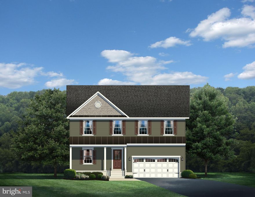 Rome built to customer's specifications - entered for comp purposes.  Features include: over 3,600 sq ft., 4 beds, 3.5 baths, upper-level loft, hardwood floors on main level, granite & stainless steel in kitchen, 1st floor study, full finished basement w/ 3 piece rough-in. Images shown are representative only.