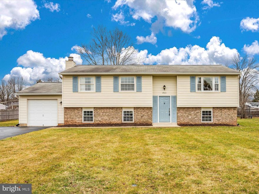 OPEN HOUSE CANCELLED Clean as a whistle, Vacant and ready to move in and enjoy! This 3 Bedroom 3 Bath  split level has been exceptionally well maintained over the years and is updated in all the right places. Fresh Paint, New Carpet and Padding, Updated Lighting fixtures and more! The Main level and Foyer showcases gleaming Red Oak floors throughout. The Kitchen cabinets, flooring and appliances have all been updated and are super clean! All windows and doors have been replaced. The basement full bathroom has just been renovated with new ceramic tile, vanity and shower. Enjoy a cozy fire this winter with the fantastic all Brick wood burning fireplace!!Great dog kennel on concrete pad in backyard as well as a newer Amish style storage shed. Modern all electric HVAC, Water treatment system, Sump Pump. No HOA Fees and plenty of driveway and street parking. Top Rated Poolesville School system including Poolesville High school which is currently being renovated! Poolesville is an amazing small town, located in the heart of the Agricultural Reserve of Montgomery County. The Town of Poolesville hosts tons of town sponsored events on the commons and there are tons of outdoor activities like hiking Sugarloaf Mountain, biking the C&O Canal or paddling on the Monocacy and Potomac rivers. High speed fiber internet is installed so you can work from home with ease. This house won’t be on the market long, so schedule your showing with the local listing agent today!