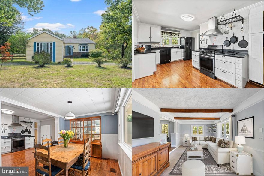 Welcome to your country retreat! This spacious 3250 sq ft, 5-bedroom, 3-full bath, one-level home offers the perfect blend of rustic charm and modern comfort. Nestled on nearly 2 acres of picturesque countryside, this property is a haven for nature enthusiasts and those seeking a serene escape.

As you step inside, you'll be greeted by a warm and inviting atmosphere. While the home has seen some updates, it awaits your personal touch and creativity to make it truly your own. With 5 bedrooms, there's plenty of room for a growing family or for hosting guests.

The heart of this home is its expansive kitchen, which boasts a generous layout that can accommodate multiple chefs. Equipped with stainless steel appliances and a gas cooking range, it's a culinary enthusiast's delight. You'll appreciate the gleaming hardwood floors that extend throughout the living spaces.

The lower level of this house has been thoughtfully designed and could serve as a versatile mother-in-law suite, providing flexibility for various living arrangements. Additionally, there are two heat sources, including a wood-burning stove built in Clayton, offering both warmth and charm.

Storage is abundant, with a basement that includes a washer and dryer, as well as plenty of additional storage space. The home is equipped with a water filtration system for your convenience.

However, the true gem of this property is the expansive outdoor space. Almost 2 acres of land give you room to roam and explore, and it's home to a variety of wildlife, including peacocks, rare doves, bunnies, goats, and space for your horse. This is a hobby farmer's paradise, and if gardening is your passion, you can easily transform the land to suit your vision.

For those who love to entertain, this house is an entertainer's dream. Discover a covered outdoor kitchen and grill area, perfect for hosting gatherings. After cooking up a feast, unwind in the hot tub, relax by the Koi pond, or take a dip in the 30-foot above-ground pool.

The property also features a 40 x 40 detached garage/workshop with RV parking, making it a true man cave and providing ample space for hobbies and storage. Multiple outbuildings add to the practicality of this countryside oasis.

Don't miss the chance to make this property your own. This home needs TLC and vision, but whether you're looking for a peaceful country escape, a hobby farm, or an entertainer's paradise, this home offers endless possibilities and is a must-see. Embrace the tranquility and charm of country living while still enjoying modern amenities. ** Accepting backup Offers