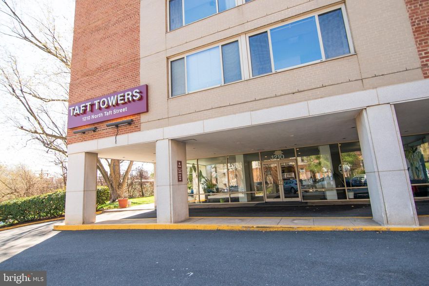 Sunny, spacious and looking for someone to love! This beautiful 2 bedroom unit is located in quiet and lovely Taft Towers  - peaceful and private with an incredible location walkable to Courthouse Metro. Over 1000 SF of living space with two huge bedrooms, charming retro bathroom and European-style kitchen. Large windows throughout bring in the sun throughout this corner unit with beautiful parquet floors. You'll love being a part of the safe, respectful and friendly Taft Towers community and the outdoor pool is awaiting your summer outdoor get togethers. Two parking spots included in the rent, as well as all utilities. Welcome home!