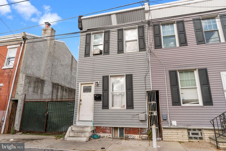 3070 Amber Street is the perfect addition to any investment portfolio. This end-unit row home offers 3 spacious bedrooms and 1 full bathroom, making it an ideal rental or flip opportunity. With strong rental potential and room to add value, this property is a smart move for any investor looking to grow their portfolio.