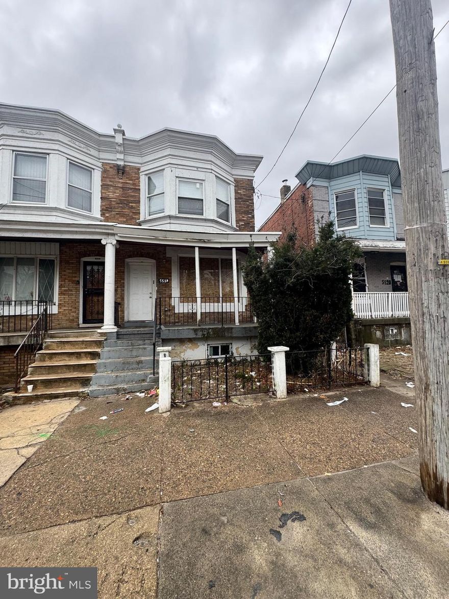 Large 3 bedroom 1 bath home located 2 blocks from LaSalle University. Great for rental portfolio... This proper....ty needs work and is being sold AS IS. Seller will make NO REPAIRS. and NO FHA.