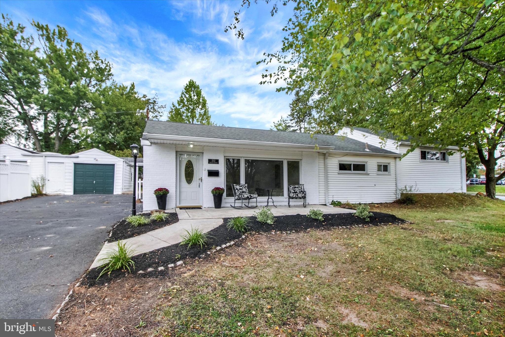 Welcome to 212 Valley Rd in Plymouth Meeting! This well-maintained 4-bedroom, 2 full bathroom single-family home sits on a desirable corner lot and features a finished basement, inground pool, and a spacious layout perfect for everyday living and entertaining. The main level includes a bright eat-in kitchen, a comfortable living room, and an impressive Great Room with vaulted ceilings and exposed wood beams. Downstairs, the finished basement offers additional living space ideal for a rec room, office, or home gym. Enjoy outdoor entertaining in your private backyard oasis with a pool and plenty of yard space. Located close to shopping, dining, schools, and major commuter routes. A fantastic opportunity in a sought-after neighborhood! Schedule your appointment today!