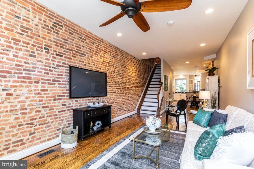 First showings  April 3, 2021 This beautiful town home in Brewer's Hill/Canton is an  easy walk to restaurants, bars and parks but also easy access to I-95, you can't beat this location! Beautiful wood floors, completely renovated home with open first floor.  3 full bathrooms, 2 upstairs bedrooms and beautiful suite on the lower level, this townhouse also enjoys a lovely private garden and roof top deck with tremendous views for entertaining. Ready for you to move in!