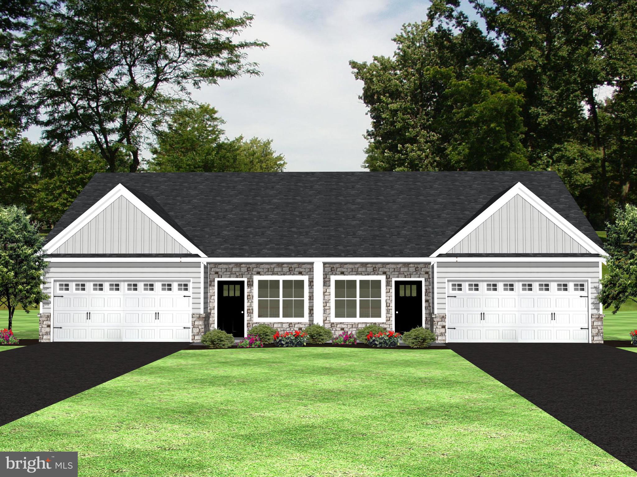 Introducing the Legacy 3 in Southern Village! This to-be-built semi-detached home includes a fully finished second-story bedroom and full bathroom, perfect for additional living space, a guest bedroom, or a private home office. Enjoy low-maintenance, single-floor living on the main level, which includes the primary suite with a spacious bath and large walk-in closet. Buyers can select all interior finishes to design the home exactly to their taste. With new construction, you’ll benefit from brand-new systems, energy efficiency, and a 1-year builder warranty—a smart investment for years to come. The main floor features an efficient layout with a great room and dining area, as well as a kitchen with granite countertops, upgraded cabinetry, luxury vinyl plank flooring, and a center island. Outdoor living is easy with a 10x10 patio, 2-car garage, and backyard space.
Southern Village offers scenic walking trails, mature landscaping, and HOA-covered lawn care and snow removal, creating a true lock-and-leave lifestyle. Built with high-quality materials by local builder Hunter Creek Builders, this home blends comfort, flexibility, and the lasting value of new construction—all just minutes from Millersville, Lancaster City, Rohrerstown, and Lampeter. 📞 Call today to schedule your builder meeting and start customizing your Legacy 3 dream home!