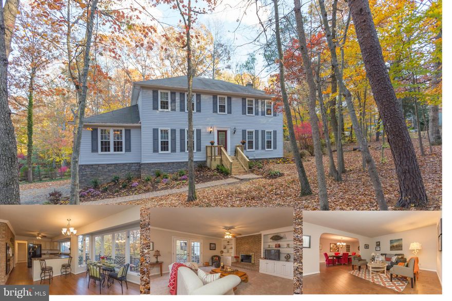 RENOVATED! Beautiful & Bright 3 level, 5 Bedroom 2.5 Bath & Turn Key Ready! Gorgeous wooded tree lined corner Lot!  Professionally remodeled w/ Upgrades Galore!  Granite, Wide planked Hardwoods, Tile, Recess Lighting, Plush Carpets, too many upgrades to list. All in amenity filled Aquia Harbour .Minutes from I95, Quantico Base, Commuter Lots, Schools and Shopping, schedule your showing today!