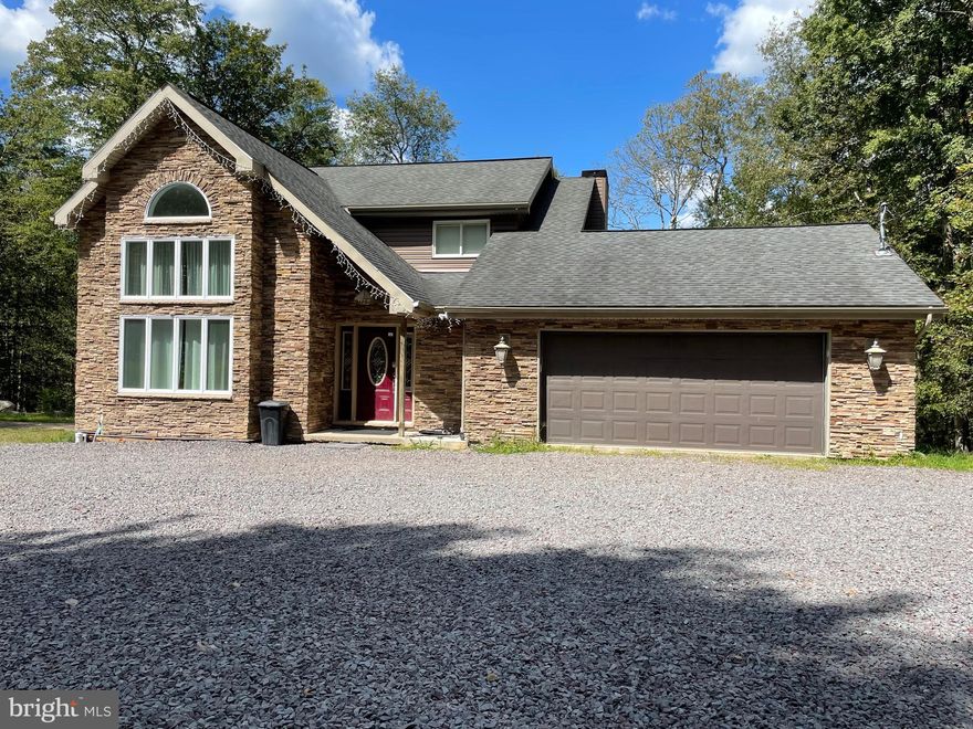 An immaculate and charming 3-bedroom home at 157 Main St, located in the tranquil privacy of Gouldsboro, is now available for rent!
***Pets are allowed.***
Water & Sewer are included in rental amount.
NO HOA!
 It features a  wraparound deck, 2+1 car garages, playground, firepit, grill, pool table, and more. 
This property offers exceptional tranquility. This stunning 3-bedroom, 2.5-bathroom home spans over 3,000 square feet and has been lovingly maintained by its owner. Beautifully landscaped and equipped with oil heat, it’s truly a rare find.
***Six months  rent is available too.***
Gouldsboro is within a 30 minute drive to downtowns Scranton and Stroudsburg and is minutes away from Major highways. This home is also within a short drive from major Pocono Attractions such a Waterparks, Ski Resorts, Golf-courses, and major retail shopping.
 The Philadelphia and New York City region is also within a 2 hour drive away from Gouldsboro allowing for easy travel to major metro areas!