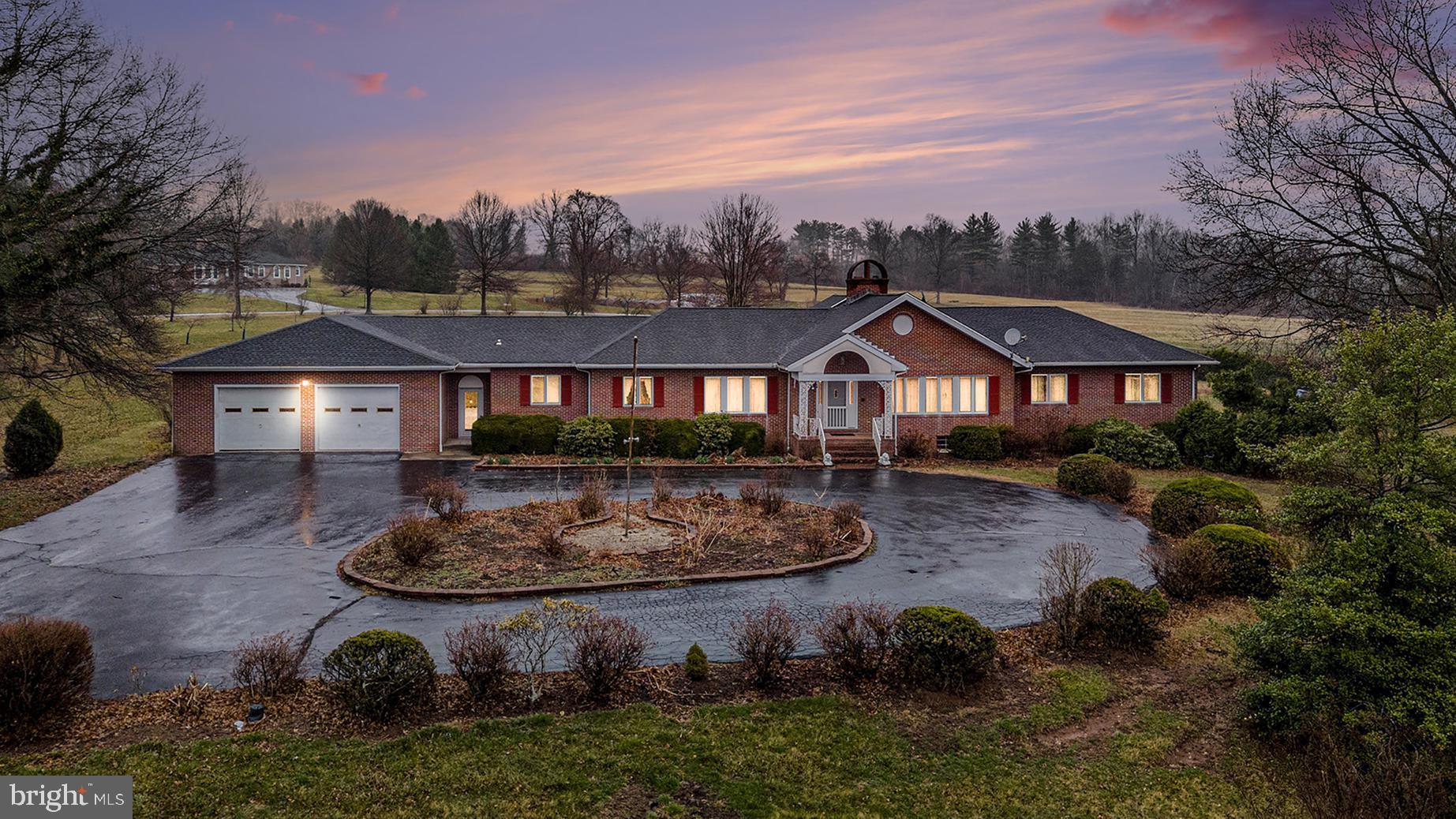 Welcome to this exceptional 3600+ sq. ft. ranch home nestled on 5.09 acres of picturesque land in the highly sought-after Owen J. Roberts School District. The moment you arrive, you're greeted by a charming covered front entrance, offering the perfect transition into this expansive and inviting home. Upon entering, you'll find a large, welcoming foyer that leads you into the spacious living room, featuring a striking stone wall that adds both warmth and elegance. The room is bathed in natural light from the oversized windows and walk-out sliding doors, providing serene views of the lush surroundings and creating a bright, airy atmosphere. The home boasts 3 generously sized bedrooms and 3 full baths that ensure plenty of room for family and guests. A luxurious master bedroom complete with an attached master bath and a large walk-in closet. The master bath offers a relaxing retreat, providing comfort and privacy. The spacious kitchen is a chef’s dream, featuring an eat-in area that's perfect for casual dining. From here, you can step out into the delightful screened-in porch, offering a peaceful spot to enjoy your meals, sip coffee, or simply relax while enjoying the surrounding nature. Whether you're hosting a family meal or entertaining friends, the kitchen opens to a large, formal dining room, providing a great flow for gatherings. In addition to the living spaces, you'll find a dedicated office space, ideal for working from home or managing personal projects. The large garage comfortably fits up to 4 cars, offering plenty of room for vehicles, tools, and storage. The expansive, unfinished basement provides endless potential for customization. Whether you envision a home theater, gym, or additional living space, this large area offers the flexibility to create exactly what you need. Located on a sprawling 5.09-acre lot, this home offers privacy and tranquility, while still being conveniently close to all the amenities you need. Whether you enjoy outdoor activities, gardening, or simply relaxing in nature, this property provides endless opportunities. Don't miss out on the chance to make this beautiful ranch your forever home. Schedule your tour today and experience everything this stunning property has to offer!
