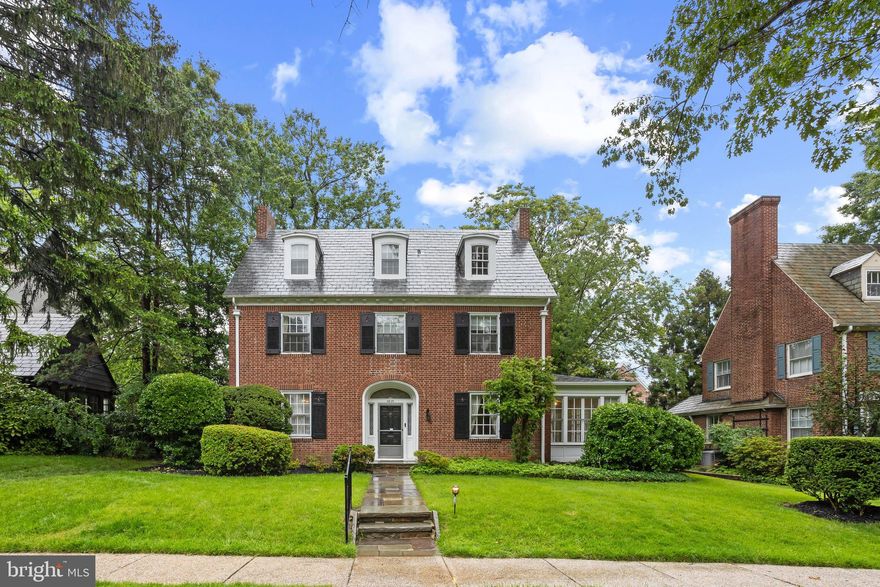 Welcome to this charming 4-bedroom, 3 full and 2 half bath home in the highly sought-after neighborhood of Guilford. Newly refinished hardwood floors and fresh paint throughout. A double-sided fireplace connects the inviting living room and sunroom, creating an open atmosphere. Take your pick, with two potential primary bedrooms, one with private access to a balcony overlooking the backyard-ideal for enjoying your morning coffee. Perfect for raising a family, this property features a fenced-in backyard, detached two-car garage, and timeless architectural details throughout. The home offers spacious living areas with incredible potential. Bring your own vision and make this classic beauty truly your own. Offering the perfect blend of peaceful living with easy access to everything you need.