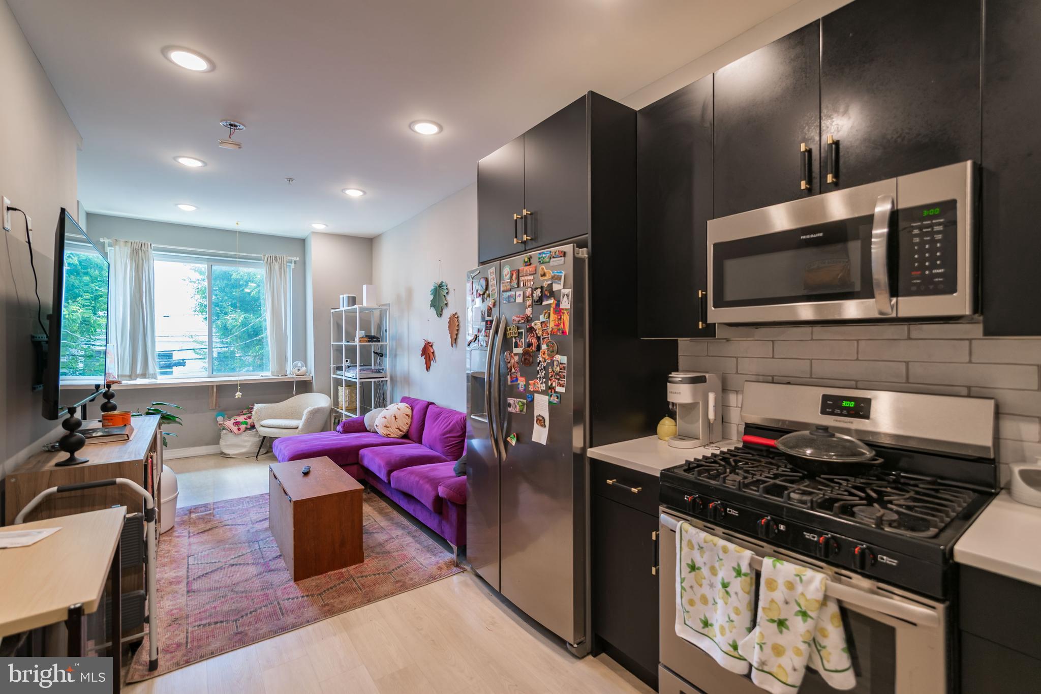 Available NOW!
Don't miss this beautiful 2-bedroom, 2-bathroom tri-level apartment, located in East Kensington. It comes fully equipped with a plethora of modern finishes including black handrail staircases, central a/c, and stainless steel kitchen appliances! The main level features a spacious living room/kitchen combo. The kitchen is equipped with custom black wooden cabinets, white quartz countertops, and a ceramic subway tile backsplash! The second floor is home to the 2 large bedrooms with 2 adjacent full bathrooms in the hallway.You can also find the in-unit laundry closet here on the 2nd floor as well. Making your way up you will be greeted to the unit's spacious roof deck; perfect for entertaining guests while enjoying the city views! With a walk score of 94, you are just minutes away from countless bars, breweries and restaurants such as Philadelphia Brewing, Martha, Memphis Taproom, Cedar Point Bar & Kitchen, Evil Genius Beer Company, Suraya, Cheu Fishtown and more.
Lease Terms: Generally, 1st month, and 1 month security deposit due at, or prior to, lease signing. Other terms may be required by the Landlord, such as last month’s rent upfront. $65 application fee per applicant. Electricity, gas (if applicable), cable/internet, and a $10/mo. technology fee. Water is a flat monthly fee of $75. A $25 service fee, plus the cost of the air filter, will be charged quarterly for routine air filter replacement. Landlord Requirements: Applicants to make 3x the monthly rent in verifiable gross income, credit history to be considered, no evictions within the past 5 years, and must have a verifiable rental history with on-time rental payments. Exceptions to this criteria may exist under the law and will be considered. Cosigners will be considered.
*Pets Permitted;2 Pets Max, Dogs <30Ibs, $500 non-refundable pet deposit required.