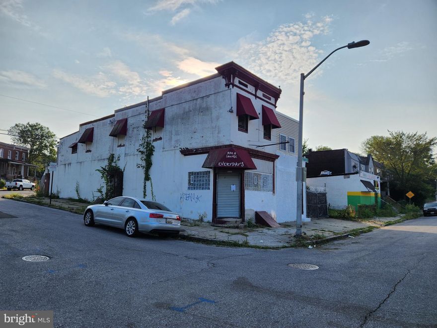 ONLINE AUCTION: Bidding begins 8/29 @ 10:00 AM. Bidding ends 8/31 @ 12:30 PM. List Price is Suggested Opening Bid. Deposit: $7,500.

Commercial property situated in the Coldstream Homestead Montebello area. Located near both Clifton Park Golf Course and Coldstream Park. Conveniently positioned with access to major traffic routes including Harford Rd and Kirk Ave. The property is currently vacant.