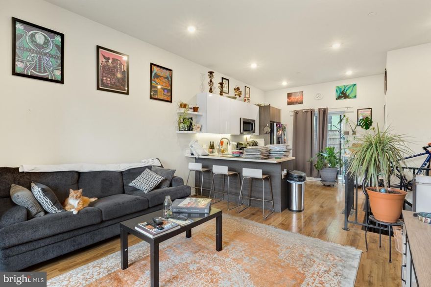 Available Early June:

Welcome to 1764 N Hope St #1A! Located on a quiet side street in the popular Olde Kensington area of Philadelphia, this fantastic 2 bedroom / 1.5 bathroom is a bi-level apartment featuring hardwood floors, recessed lighting, a balcony, contemporary design, stainless steel appliances, a spiral staircase, and bright natural light! You enter the unit into the living room with hardwood floors, tons of sunlight, and a lovely half bath for your convenience. Continue back through the open floor plan to the kitchen, which offers bar seating at the counter, cabinets above and below for storage, and stainless steel appliances including a fridge, dishwasher, gas oven/stove range, and built-in overhead microwave. From the kitchen you can access your balcony - perfect for enjoying your morning cup of coffee! The spiral staircase takes you to the lower level where you will find two spacious bedrooms, each with ample closet space and more natural light. The sleek bathroom is accessible from the hall as well as directly from the main bedroom and boasts tile flooring, a shower / tub combo with white subway tile, and a vanity with additional storage space underneath.  The building has a common roof deck where you can enjoy breathtaking views of the Philadelphia skyline and get to know your neighbors! This incredible space won't last long - schedule a tour today!

About The Neighborhood:

Old Kensington is an incredible neighborhood just North of Fishtown. Conveniently accessible via I-96, I-676, and public transportation bus routes and the Market Frankford Line. Close to Towey Playground, Shissler Recreation Center, Palmer Park and Palmer Doggie Depot. You’ll be surrounded by tons of shopping, dining, and entertainment options including LMNO, Goldie, Gryphon Cafe, Riverwards Produce Market, Evil Genius Beer Company, Suraya, Steap & Grind, and many more!

Lease Terms:

Generally, first month, last month, and one month security deposit due at, or prior to, lease signing. Other terms may be required by Landlord. $55 application fee per applicant. Pets are conditional on owner's approval and may require an additional fee and/or monthly pet rent, if accepted. (Generally, $500/dog and $250/cat, and/or monthly pet rent). Tenants responsible for: electricity, gas, cable/internet, and a $40/month flat water fee. Landlord Requirements: Applicants to make 3x the monthly rent in verifiable net income, credit history to be considered (i.e. no active collections), no evictions within the past 4 years, and must have a verifiable rental history with on-time rental payments. Exceptions to this criteria may exist under the law and will be considered.
