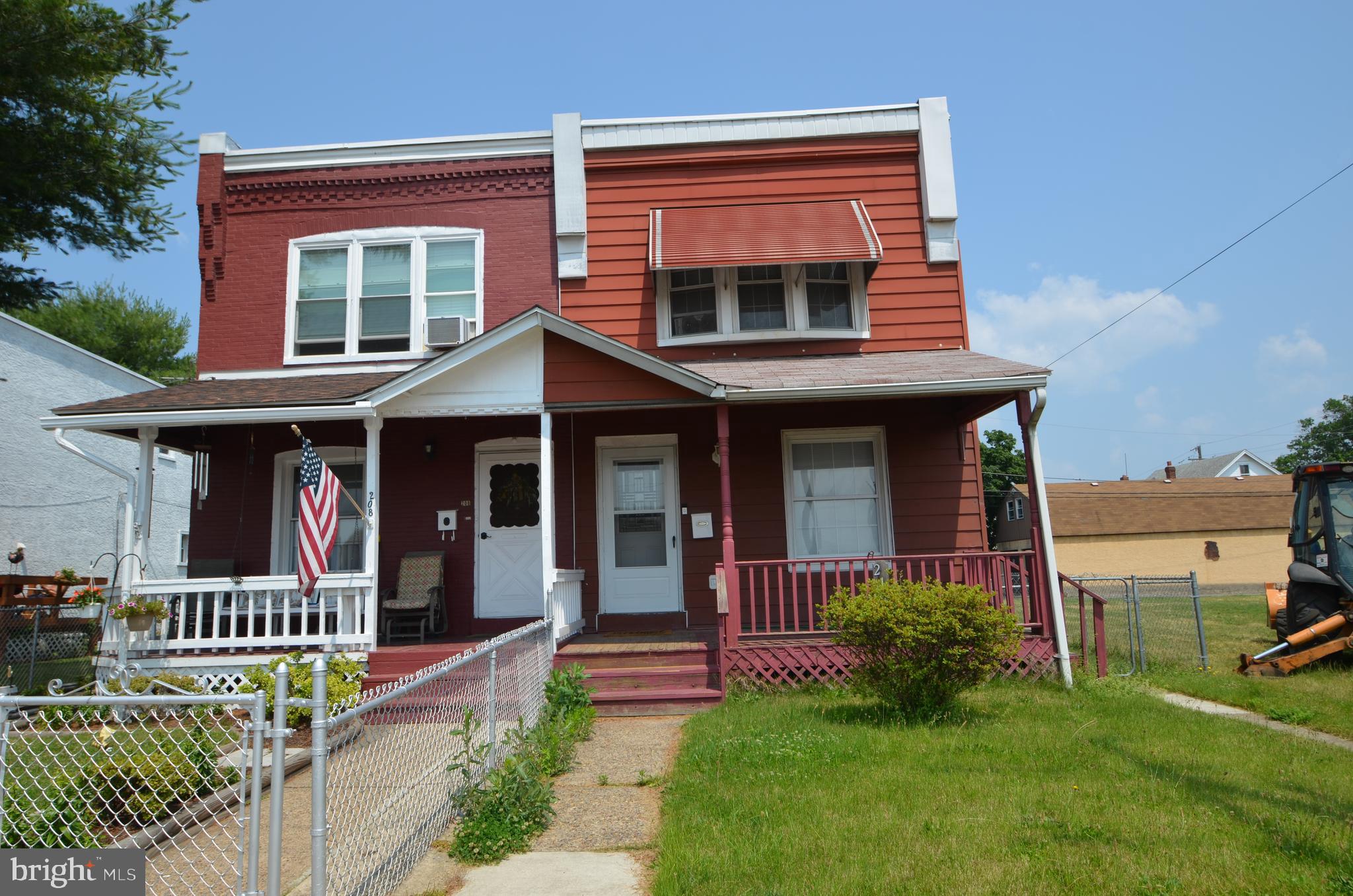Take a look at this beautiful home at 210 E. 10 th street which has been recently renovated.  As you enter through the front door from its covered front porch you will find a spacious open floor plan living area
with newer Bamboo and carpet flooring.  The Kitchen has tile floors and backsplash, white shaker style cabinetry, beautiful countertops, recessed lighting, and stainless-steel appliances.  A full 1 st floor bath is
just off the kitchen area. Upstairs you will find three roomy bedrooms and a full updated bath.  The full-size basement has newer 150-amp electric service, A/C, and heating system.  This property is located within
a walkable distance to the Marcus Hook municipal park and community center, Library and the SEPTA regional rail station and I-95 which makes for easy commuting to all areas.  Be sure to schedule an appointment so that your clients can view this lovely home.