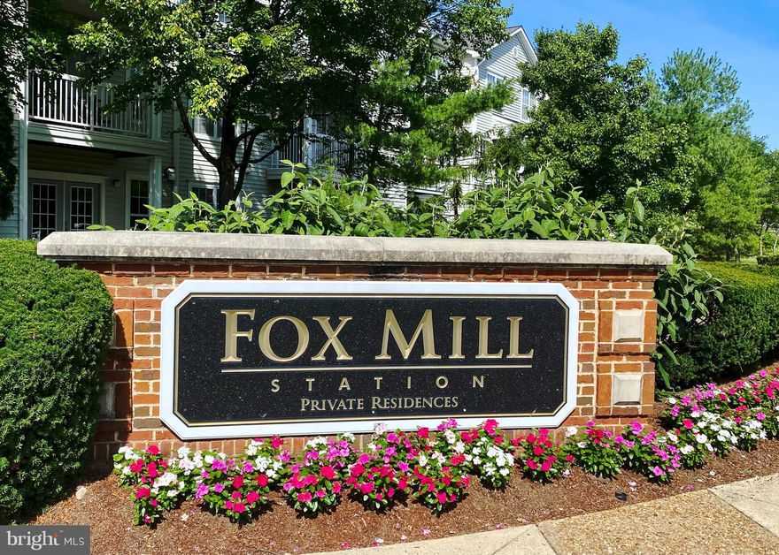 Ready to Rent this week. Fox Mill Station  townhome style condo, providing a well maintained  open floor plan with great natural light. This Condo has 3 Bedrooms and 1 Full Bathroom - all on the upper level. Plus a 1/2 bath on the main level. Provides flexibility for a home office/den/meditation space.  Parking is a reserved and assigned,  parking spot #104. Please park in this spot or a designated "Visitors" spot to avoided complications.  Community amenities include a pool, a  fitness/community center, outdoor picnic/BBQ areas, and community playground.     All applications are submitted and fees paid for online - contact Listing Agent for more details.