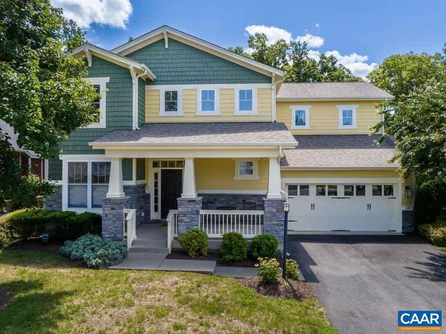 Open House 10/2/2022 from 1-3 pm. Stunning well maintained 4 bedrooms, 2.5 baths located in the VERY sought-after Spring Creek Community which offers an amazing golf club, swimming pool, restaurant & pub, pickleball, miles of trails, fitness center, and a calendar full of community-based events. Landscaping is included in the HOA fees. Over 2,500 finished square feet of living space with plenty of storage and a balcony that overlooks the spacious downstairs living area. Enjoy the evening setting on the large covered front porch & back deck or entertain guests in the fabulous kitchen that opens into the dining room and family room. Quartz countertop in the kitchen, gas fireplace, stainless steel appliance, hardwood, and just replaced the carpet before putting it on the market. Installed a Trane heat pump Nov 2016, Replaced water heater in 2020, and added air purification to the heat pump in 2022.,Granite Counter,Fireplace in Family Room