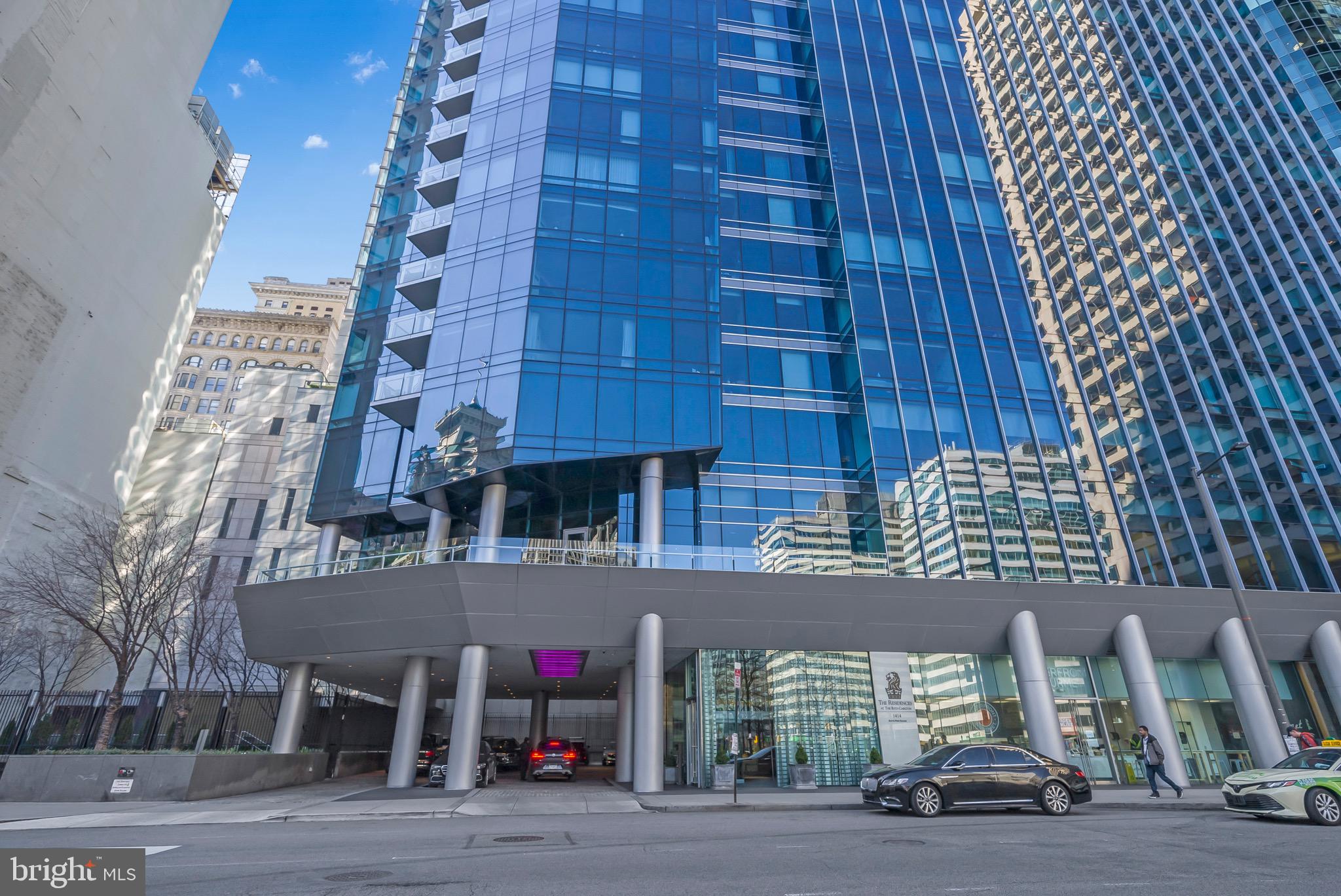 Welcome to your luxurious new corner home in the iconic Ritz Residences! This stunning GH residence boasts 2356 square feet of living space and features unobstructed South and West Philadelphia city views, with a breathtaking skyline and amazing sunsets that will leave you speechless. As you step inside this gorgeous 3-bedroom, 3.5-bathroom home, you'll immediately notice the contemporary hardwood floors and high ceilings that add a touch of elegance to the home. The living room is flooded with natural light from the floor-to-ceiling operable windows that offer stunning views of the city below. The designer kitchen is a chef's dream, featuring high-end appliances, quartzite white countertops with matching backsplash, a large island with seating that's perfect for entertaining guests and a custom dining area to impress all your guests. The luxurious primary suite has a large bedroom, spacious walk-in closet, and a designer spa-like bathroom, with Calacatta marble floors and countertops, double vessel sinks, and all the amenities you could ever need. The primary suite also features a private entrance and premium furnishings that set it apart from a typical luxury condo. The double door entrance to the hallway is an amazing feature that epitomized its luxuriousness and exclusivity. This white-glove full-service building offers a wide range of amenities, including a gym, indoor pool, locker rooms, chauffeured car, a resident lounge with an outdoor area and much more. This pet-friendly building even has an on-site dog run, making it the perfect place for pet owners to call home. Located in the heart of the city, the Ritz Residences is close to everything the city has to offer, making it the best of city living. Don't miss out on this opportunity to own a piece of luxury in one of the most sought-after buildings in Philadelphia. 1 Car parking is included.