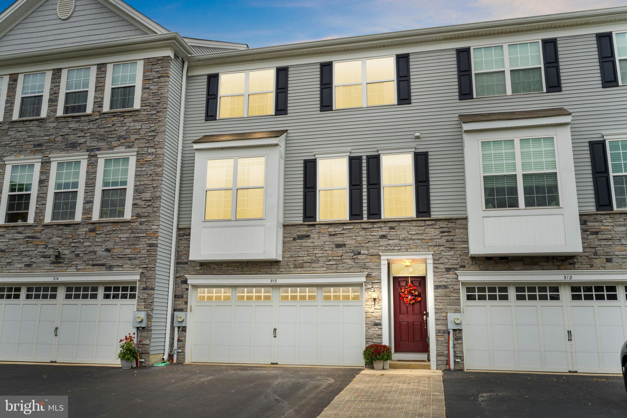 Location.... Location...Discover the perfect blend of comfort, style, and convenience in this beautifully appointed 3-bedroom, 2.5-bath townhome with a 2-car garage, located in the highly desirable community of Big Oak Crossing. Step inside and be greeted by a spacious open-concept main level that seamlessly combines the kitchen, dining area, and family room—ideal for both everyday living and entertaining. The kitchen offers generous counter space, ample cabinetry, and a bright, airy feel that makes cooking and gathering a joy. Just off the kitchen, a private deck provides the perfect spot for morning coffee or evening relaxation.The finished lower level offers an additional versatile living space, complete with direct access to the rear patio, perfect for hosting guests, a media room, home office or playroom. Upstairs, retreat to the inviting primary suite featuring a private bath with double vanity, large shower, and walk-in closet, while two additional bedrooms and a full hall bath provide plenty of space for family or guests.
With its modern design, natural light throughout, and thoughtful floor plan, this home offers both functionality and charm. The Big Oak Crossing community is known for its prime location, close to shopping, dining, major highways such as Rt 1 , 295, Pa turnpike, train station and top-rated schools, making it a truly unbeatable place to live.Don’t miss your chance to call this townhome your own!