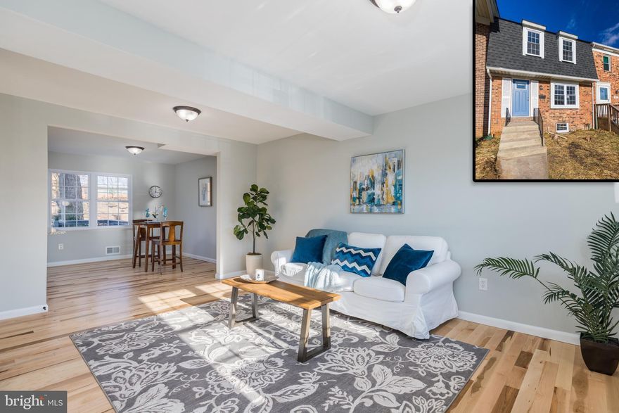 BEAUTIFULLY DESIGNED RENOVATION! Enter into a bright and airy living area with brand new hardwood flooring that seamlessly flows through the open concept dining area and kitchen area.  The gourmet kitchen has been completely remodeled  with white shaker custom cabinetry, granite countertops, and stainless steel appliances.  Conveniently located on the main level is a renovated half bathroom.  Upstairs you will find three spacious bedrooms and a gorgeous redesigned bathroom featuring custom ceramic tile.  On the lower level is another large living area with a walkout to the back yard as well as an unfinished area with laundry.  This house is an entertainers dream with open concept living and a freshly painted deck right off the kitchen area.  Fresh paint, all new flooring and so many updates make this house ready to move right into!  House is vacant and easy to show so schedule your showing today.