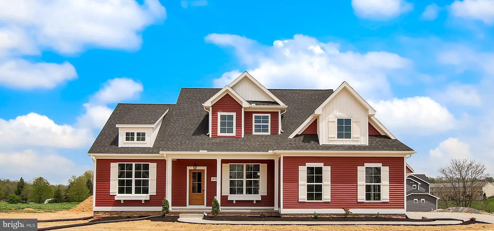 Move-in Ready Model home construction located in the North Codorus Twp of York County features 2500 sq. ft. of living space on a spacious 1/2 acre homesite.  

Relish in fine model appointments such as the fabulous kitchen with gorgeous quartz countertops, undercabinet lights, a nice size refrigerator, and a large island with pendant lighting suitable for great entertaining space.  A warm fireplace welcomes all for cozy gatherings in a large great room.  Ready to retreat into the Lavish owner's bath in the freestanding tub to take the stress away, or if you are ready for a fun evening, get ready in the beautifully appointed spa-like shower with tile floor, and frameless shower door.   Take advantage of additional model features such as the farmhouse look with barn doors, reclaimed wood in the great room, upgraded light fixtures throughout like wall sconces in the owner's bedroom, entry, and dining room. Enjoy living with an easy commute to major cities, in a community built on wide-open spaces. Tranquil country living with a modern,  luxurious feel perfectly describes this community. This community is a place where residents can enjoy the beauty of the outdoors, as well as a convenient location for commuting. 
Selecting Yorktown Title and our Preferred Lender will make the purchasing experience a breeze.  Get competitive rates and service by using Builder's select lender and take advantage of available this move-in home. Call today to schedule your appointment.