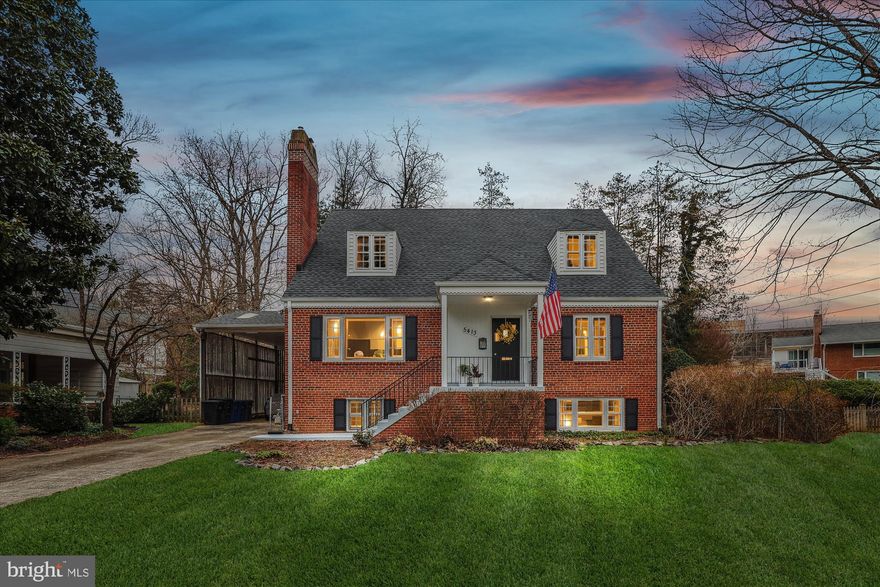 Welcome home to North Arlington Living at its best! You'll love this updated and upgraded 2,352 sq ft Solid Brick 3 level home with 6 bedrooms and a full updated bathroom on every level! From the moment you step foot on the front porch and step inside this light-filled property, you will feel at home! Imagine entertaining family and friends in this warm, inviting space! It has sand in place hardwoods on the Main and Upper Levels that were beautifully refinished by the Sellers and stained in Special Walnut for a warm and more modern tone. Spend cozy days, reading by the gas fireplace while you watch the snow fall outside the large picture window in the living room. You'll love this home that was updated with entertaining in mind. Current Owners opened up the Main level to have an open floor plan from Living Room to Dining Room to the beautfully renovated Kitchen - new cabinets, marble counters, stainless appliances and a breakfast bar! An just wait until you step out onto the screened porch off the Dining Room! This stunning 540 sq ft screened porch has Vaulted Ceilings, Ceiling Fans, dining and lounging spaces! BBQs, Happy Hours, and Watch Parties happen here! The screened porch also has steps down to an amazing backyard with a patio for hanging out by the grill and another for hanging out around the firepit! Hello...S'mores! The Backyard is fully fenced! You'll love the oversized 2-Space Carport and the beautiful front yard with so much curb appeal! Did you see the Forsythia Arbor over the gate to the backyard? The nearly quarter acre flat lot is quintessential Arlington! When the party's over, you have 2 bedrooms on the main level and renovated full bathroom to dream a little dream! You'll adore the two massive bedrooms on the upper level with charming window seats, large closets, antother renovated full bath and walk-in closet! But wait, there's more...you'll love the updated finished spaces the Current Owner upgraded on the lower level - two more bedrooms with egress and luxury Vinyl Plank Flooring, and another full bathroom. Enjoy an adorable Secret Bourbon Tasting Room, and use the open unfinished space with built-in Floor to Ceiling storage shelving, Washer/Dryer (did you see the laundry shoot?) and room for your workouts! The 30yr roof is less than 10 yrs old, Water heater and HVAC replaced in 2019.  You'll love this home, and you'll love the neighborhood just as much! This home is close to everything - it's just 0.2mi to Discovery Elementary and Williamsburg Middle School and just 0.6mi to Yorktown High School. It's less than 1mi to two grocery stores, restaurants, coffee shops, gas stations, banks, dry cleaners and Urgent Care. Get to DC in a multitide of ways - it's just 0.6mi to Chain Bridge, less than 5mi to Key Bridge and just over 6mi to Memorial Bridge. This home has bus stop within .5mi, and two metro stops nearby - East Falls Church Metro Stop (1.9mi away) and Ballston Metro Stop (3.5mi). Seller Updates and Upgrades include: Renovated Kitchen/Appliances and Opened Wall to Dining Room – 2022, Renovated Bathrooms - 2020, Refinished Hardwoods - 2016, New HVAC – 2019, New Water Heater – 2019, New Washer and Dryer – 2019, New Roof – 2016, New Screens for Screened Porch – 2024, New Ceiling Fans on Screened Porch – 2024, Fresh Paint in Living Room/Dining Room – 2024, Added Egress Windows to Basement Bedrooms - 2024