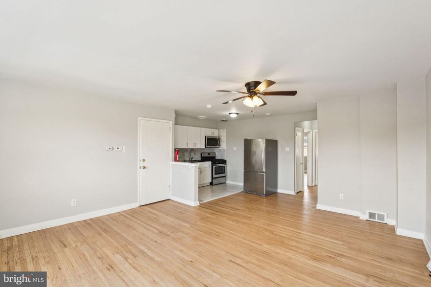 Welcome to Unit 2 at 7239 Haverford Ave – a bright and spacious 2-bedroom, 1-bath apartment in the heart of Overbrook. This second-floor unit features hardwood floors, a large living and dining area, a functional kitchen with plenty of cabinet space, and generous natural light throughout. Shared basement access includes laundry, plus there’s off-street parking in the rear. Conveniently located near City Avenue, SEPTA routes, and Morris Park, with easy access to St. Joe’s University, shopping, and dining. Available now – schedule your showing today!